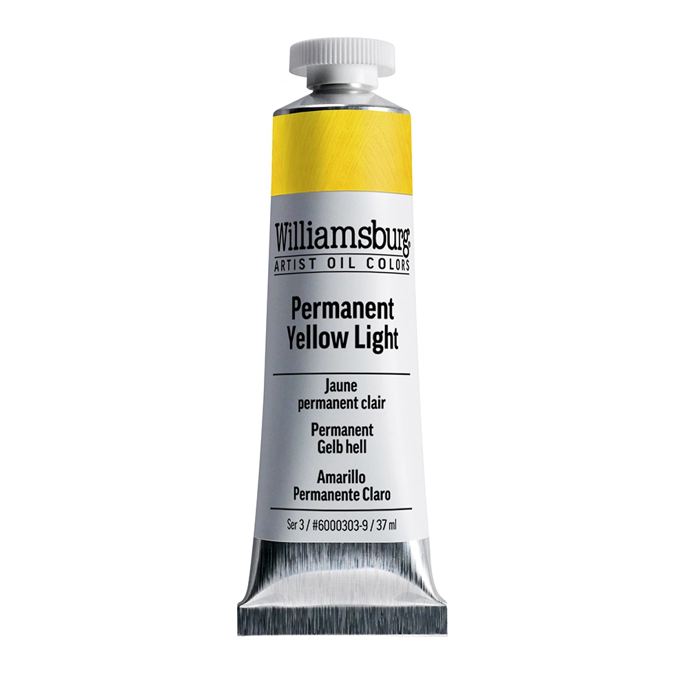 Williamsburg Artist Oil Colors - Permanent Yellow Light - 37 ml tube - 037-ml-tubes